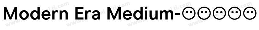 Modern Era Medium字体转换
